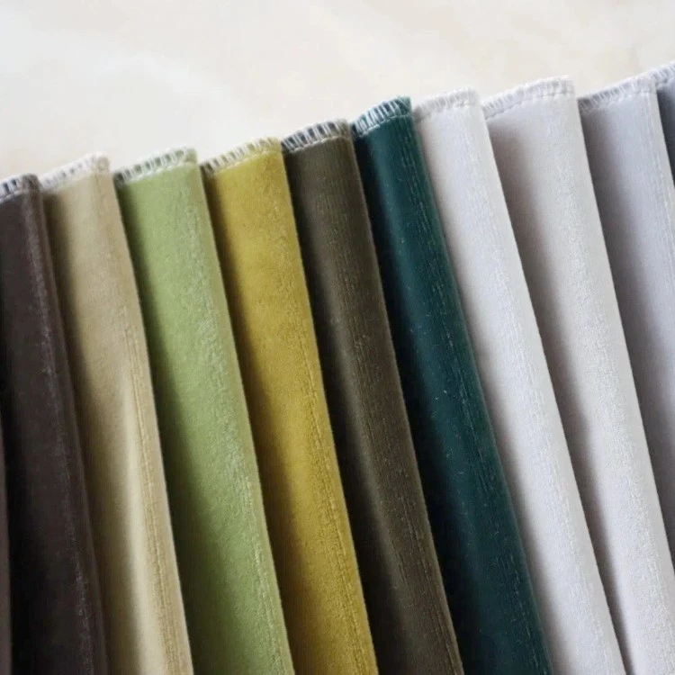 Plain Mosha Cotton Velvet Fabric For Furniture suppliers